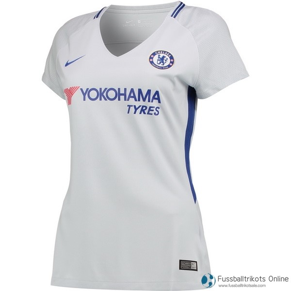 Chelsea Trikot Damen Auswarts 2017-18 Fussballtrikots Günstig